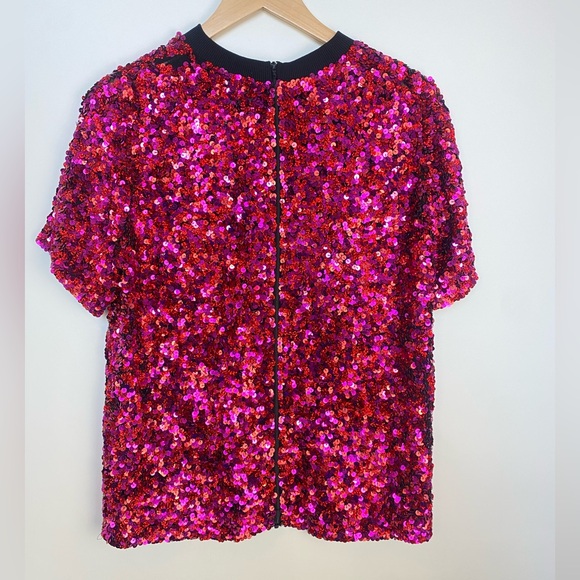 Ashish Iconic Full Sequin Top Size Medium - Picture 5 of 12